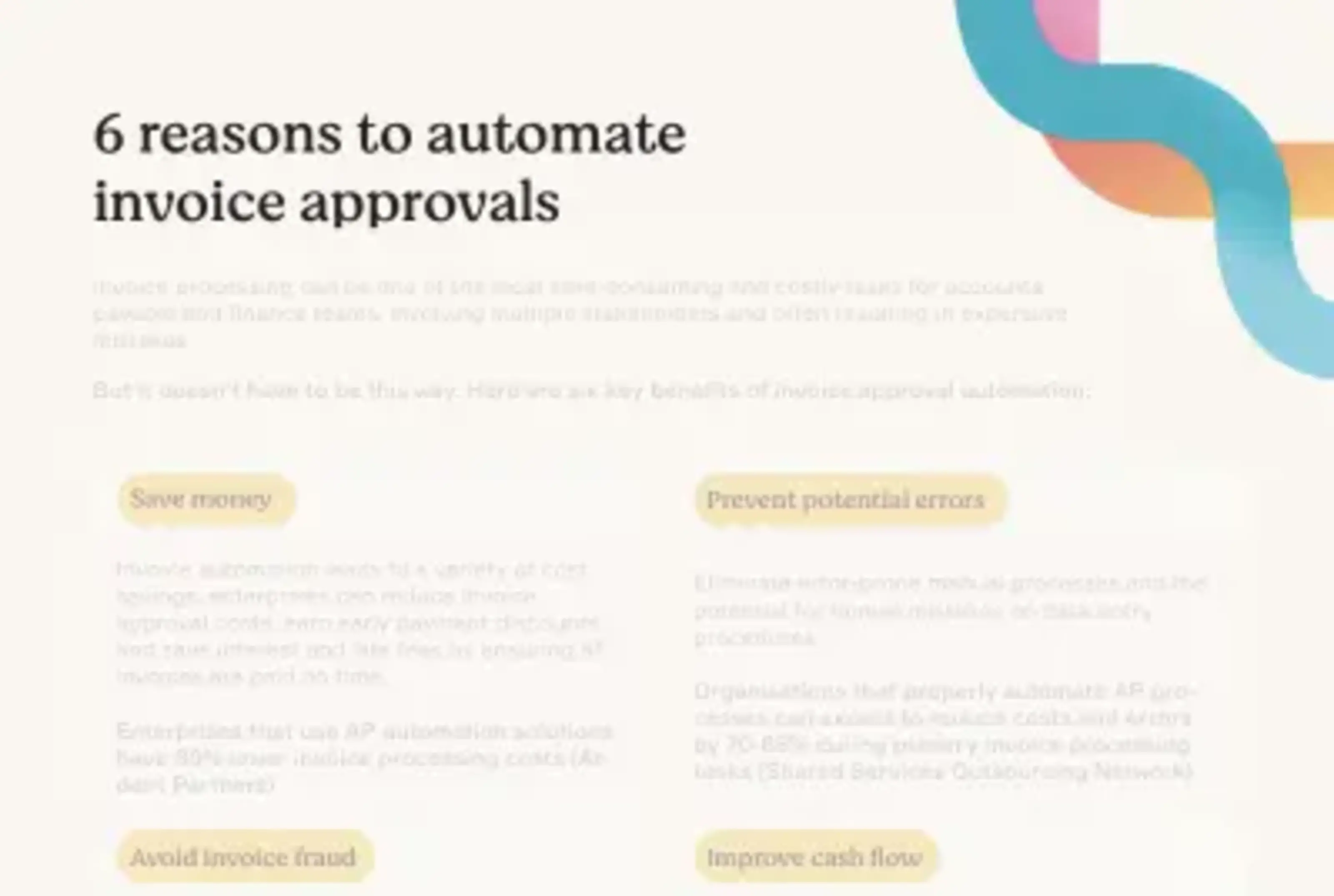 Infographic EN 6 reasons invoice approval Thumbnail