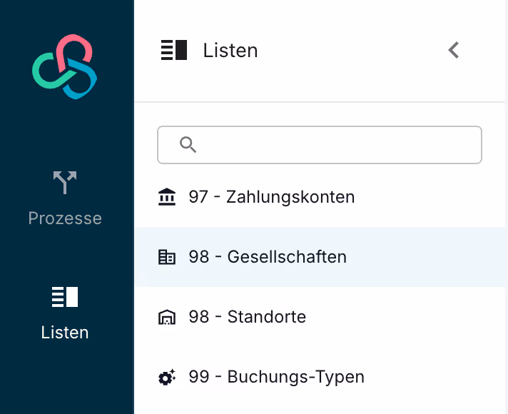 Mehrmandantenfähig - Liste der Gesellschaften